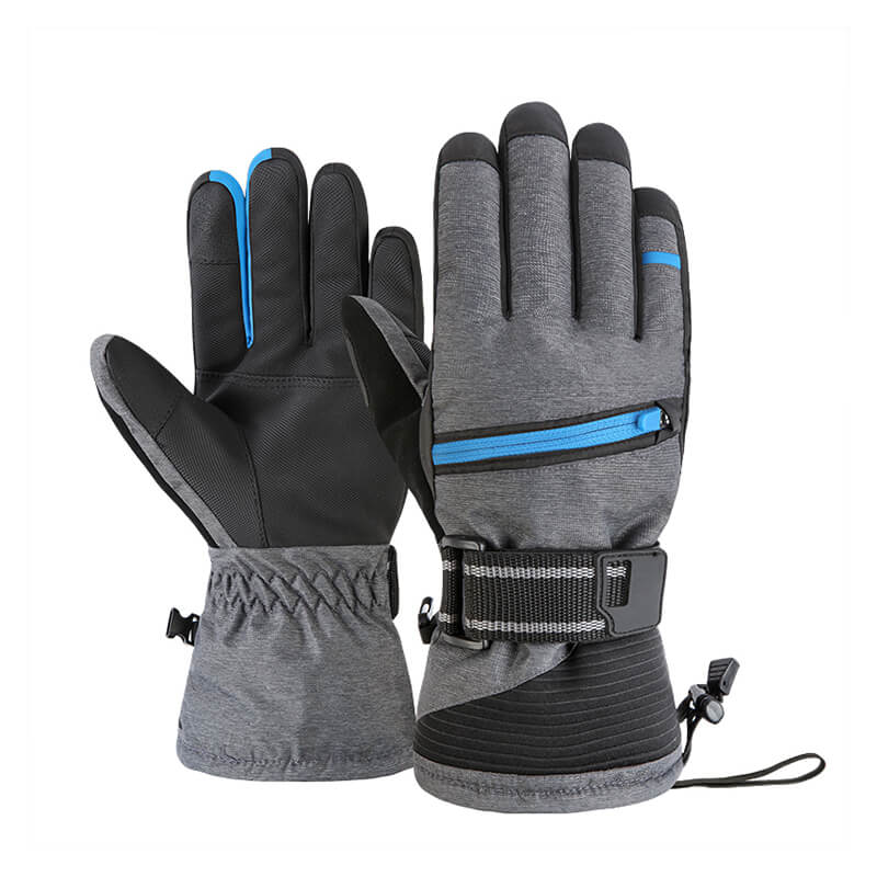 Custom ski gloves winter warm waterproof ski gloves men's and women's gloves