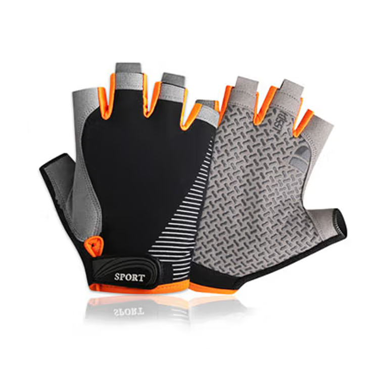 Cycling, mountain biking, cycling gloves, men's and women's outdoor sports fitness, mountaineering half-finger gloves